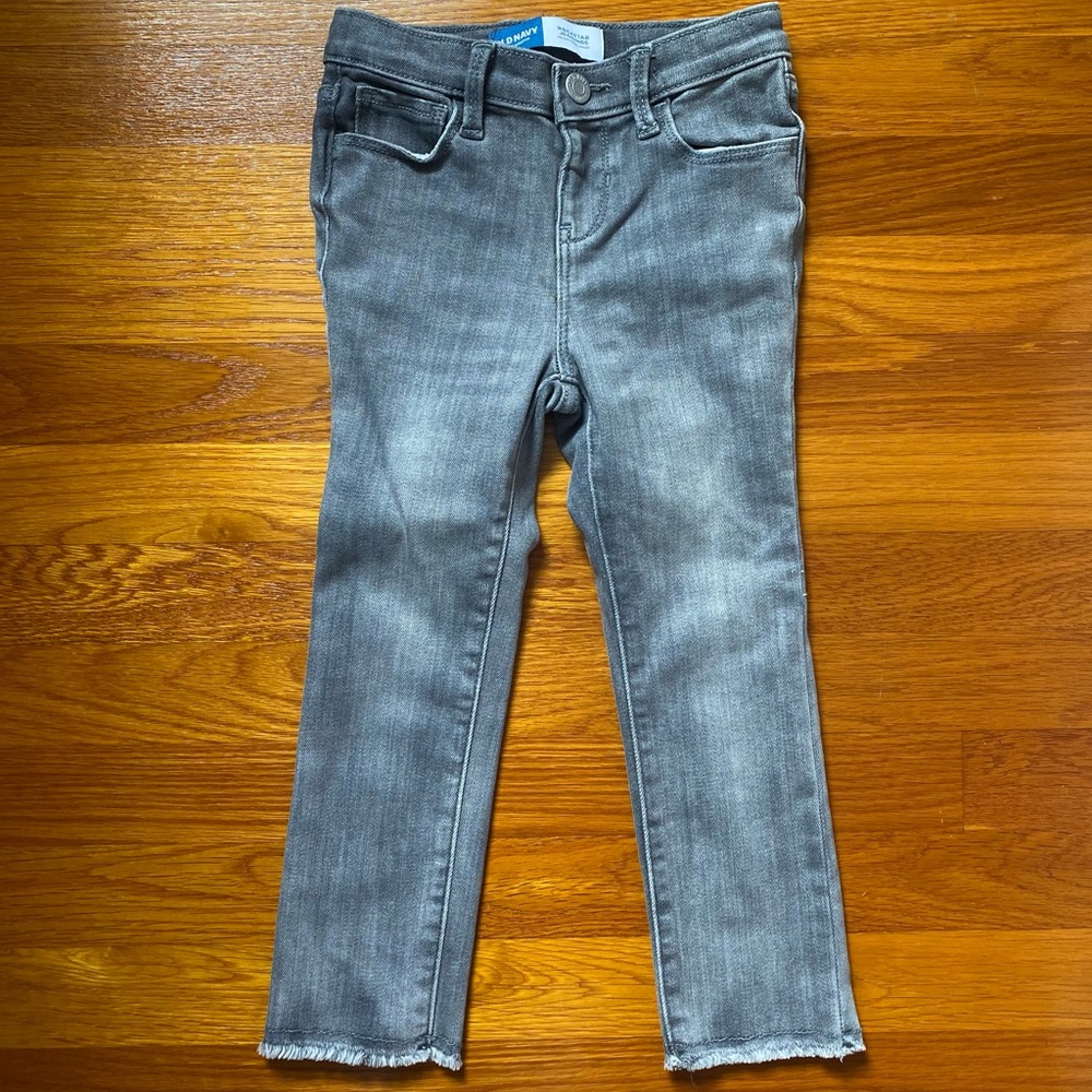 Old Navy girls gray jeans size 4